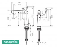 MONOMANDO LAVABO 140 TALIS S HANSGROHE